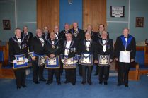 Acacia Lodge #8 brothers with our guests.