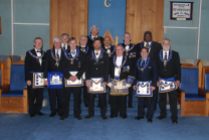 Alexandra Lodge #87 brothers with our guests.